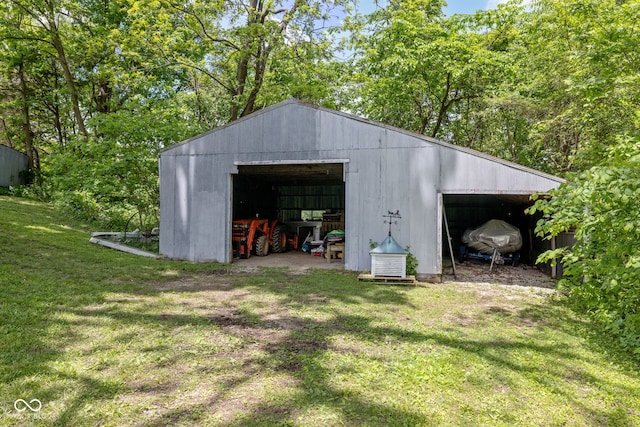 7441 State Road 60 W, Mitchell, IN 47446 - view of pole building featuring a yard