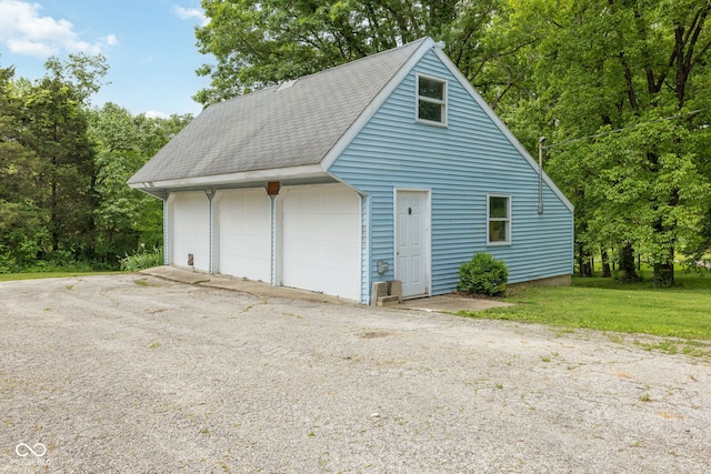7441 State Road 60 W, Mitchell, IN 47446 - view of detached garage