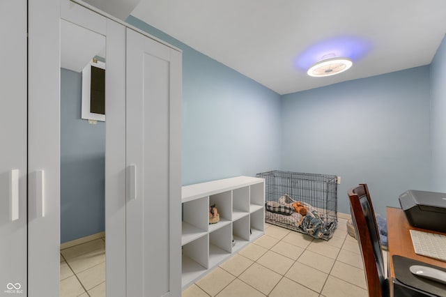 3638 Fieldstone Ln, Plainfield, IN 46168 - office featuring light tile patterned flooring and baseboards