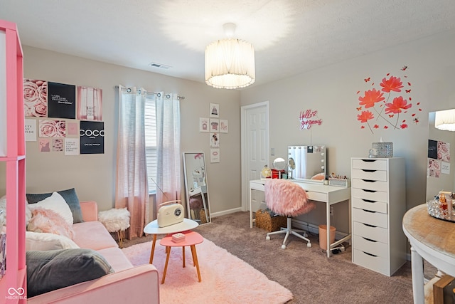 918 Cass Dr, Franklin, IN 46131 - view of carpeted home office