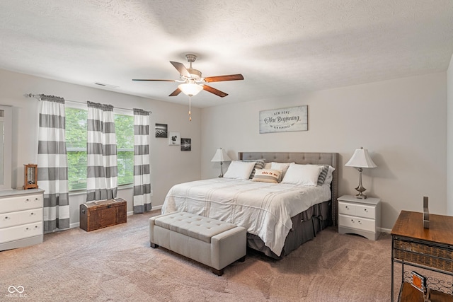 918 Cass Dr, Franklin, IN 46131 - bedroom featuring carpet flooring, ceiling fan, and baseboards