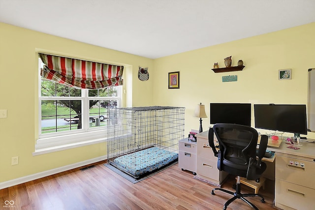2623 Senators Way, Indianapolis, IN 46217 - office with light wood-style floors and baseboards