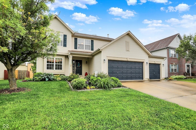 2623 Senators Way, Indianapolis, IN 46217 - traditional home featuring driveway and an attached garage