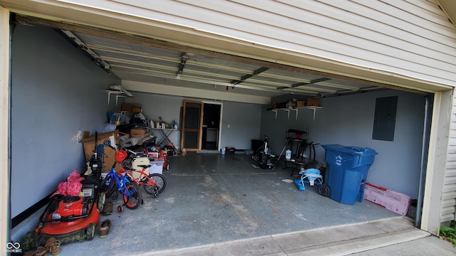6637 Larkwood Ct, Indianapolis, IN 46241 - garage with electric panel