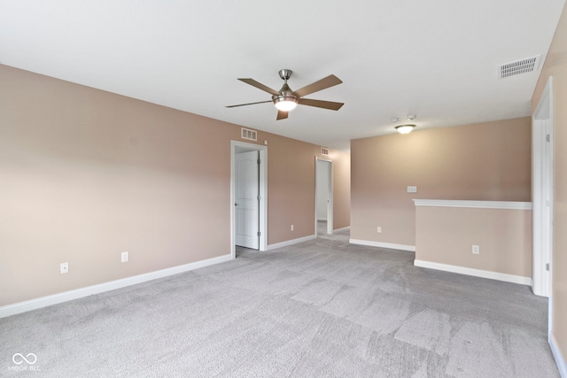 543 Amersham Ct, Avon, IN 46123 - carpeted spare room featuring a ceiling fan and baseboards