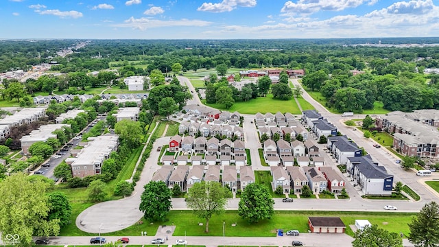 158 Handley St, Indianapolis, IN 46222 - aerial perspective of suburban area