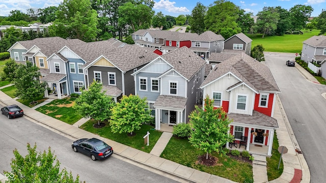 158 Handley St, Indianapolis, IN 46222 - aerial perspective of suburban area
