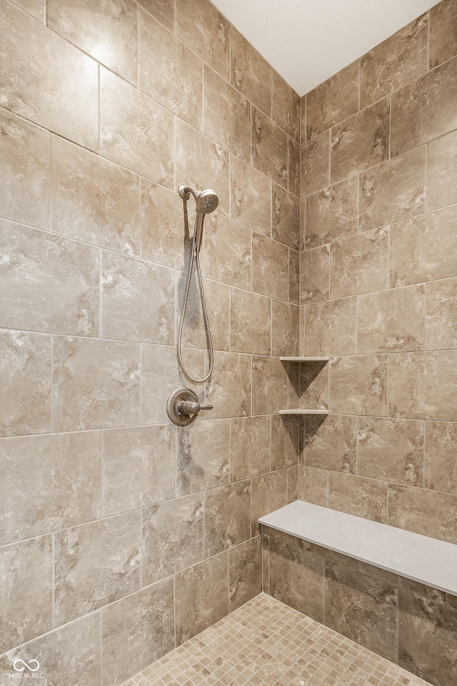 3335 Guilford Ln, Plainfield, IN 46168 - bathroom with tiled shower