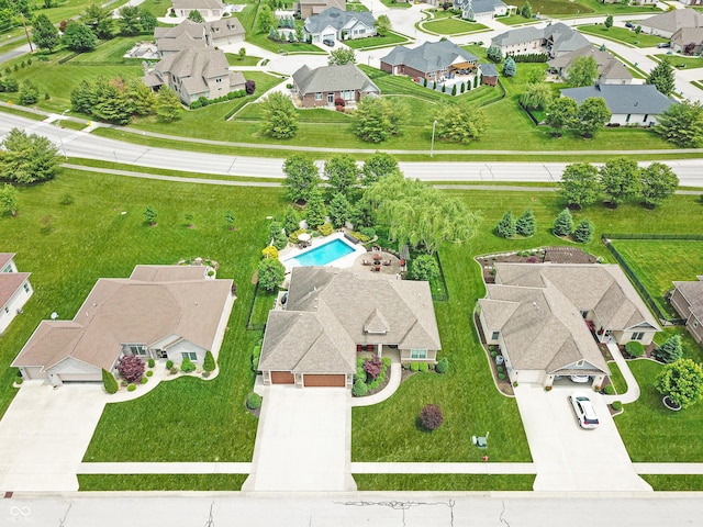 3335 Guilford Ln, Plainfield, IN 46168 - aerial view of residential area with a pool area