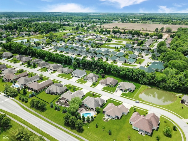 3335 Guilford Ln, Plainfield, IN 46168 - aerial perspective of suburban area with a nearby body of water