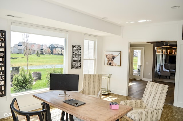 987 Oak Terrace Rd, Westfield, IN 46074 - home office with baseboards