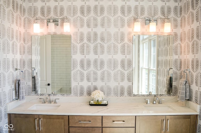 987 Oak Terrace Rd, Westfield, IN 46074 - bathroom featuring double vanity