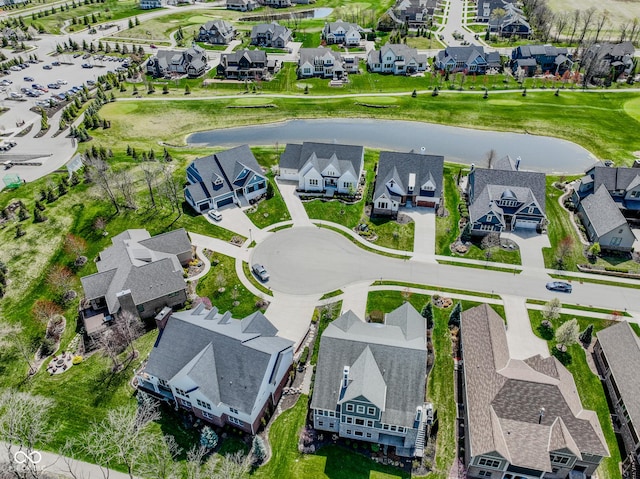 987 Oak Terrace Rd, Westfield, IN 46074 - aerial perspective of suburban area with a nearby body of water