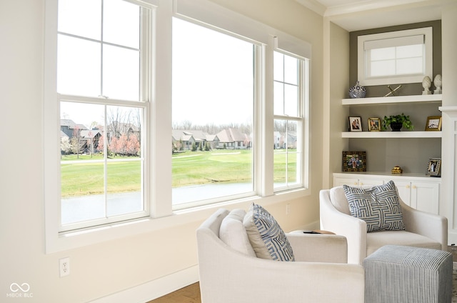987 Oak Terrace Rd, Westfield, IN 46074 - sitting room with healthy amount of natural light and built in features