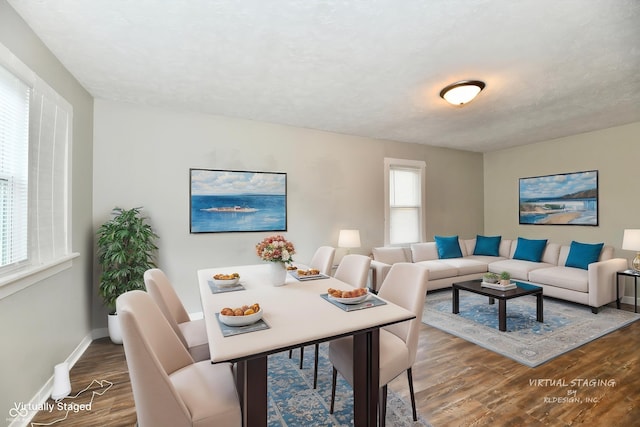 1730 N Graham Ave, Indianapolis, IN 46218 - dining room with wood finished floors and baseboards