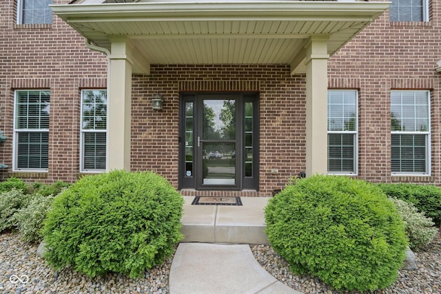 11844 Pine Meadow Cir, Fishers, IN 46037 - property entrance featuring brick siding