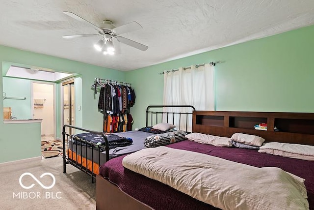 813 Boulder Rd, Indianapolis, IN 46217 - carpeted bedroom featuring ceiling fan and connected bathroom