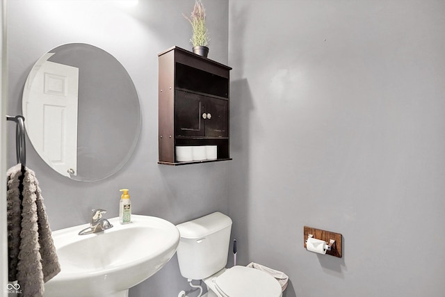 442 Mozart Dr, Greenfield, IN 46140 - half bath with a sink and toilet