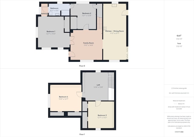 201 N 11th St, Elwood, IN 46036 - floor plan / room layout