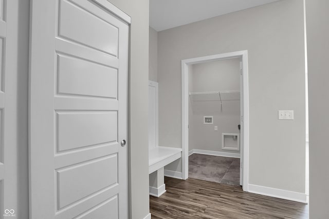 633 Bridgeman Rd, Avon, IN 46123 - mudroom with dark wood finished floors and baseboards