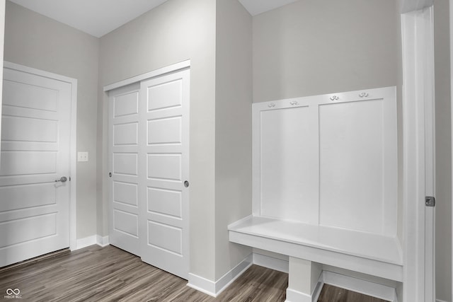 633 Bridgeman Rd, Avon, IN 46123 - mudroom with baseboards and wood finished floors