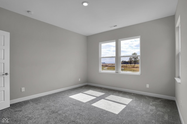 633 Bridgeman Rd, Avon, IN 46123 - spare room with carpet flooring, baseboards, a smoke detector, and recessed lighting