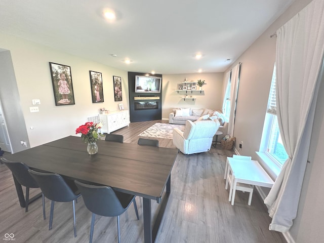 1056 Bent Branch Ln, Greenwood, IN 46143 - dining space featuring wood finished floors and recessed lighting