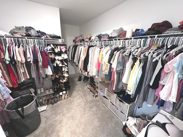 1056 Bent Branch Ln, Greenwood, IN 46143 - walk in closet with carpet flooring