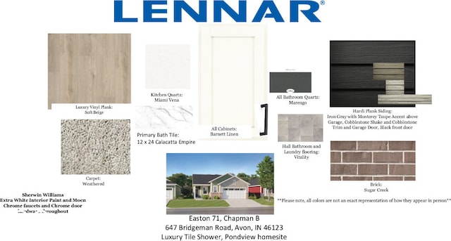 647 Bridgeman Rd, Avon, IN 46123 - view of a document with multiple images