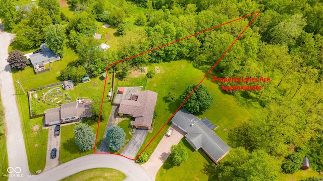 2544 N E Raintree Dr, New Castle, IN 47362 - view of property location featuring property boundaries highlighted