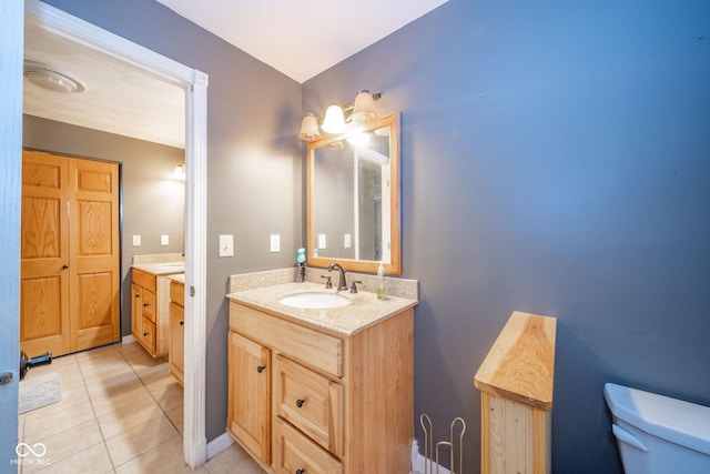 2544 N E Raintree Dr, New Castle, IN 47362 - bathroom featuring vanity and tile patterned flooring