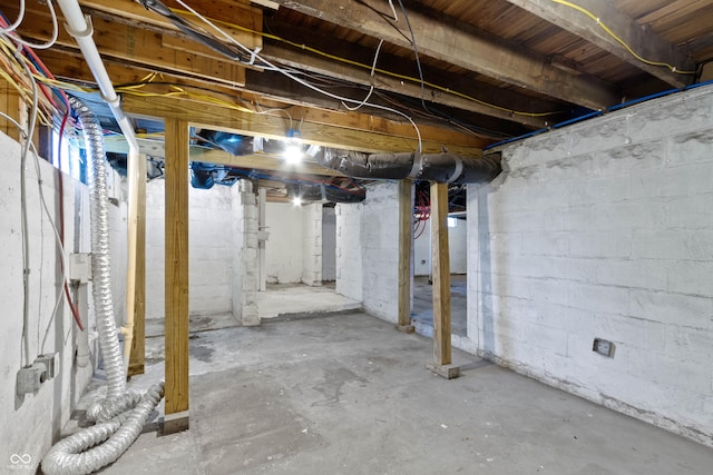 3636 Crescent Ave, Indianapolis, IN 46208 - view of unfinished below grade area