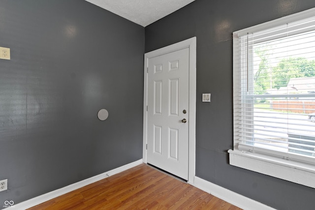 3636 Crescent Ave, Indianapolis, IN 46208 - foyer featuring wood finished floors, baseboards, and healthy amount of natural light
