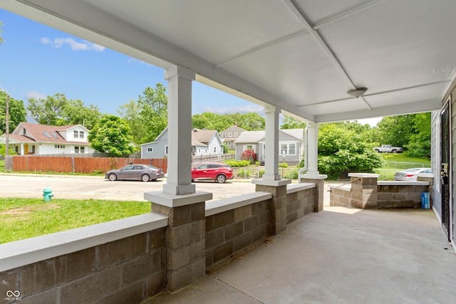 3636 Crescent Ave, Indianapolis, IN 46208 - covered porch featuring a residential view