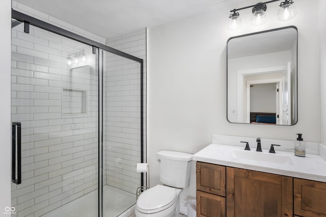 10274 S 400 W, Pendleton, IN 46064 - full bathroom featuring vanity and a stall shower