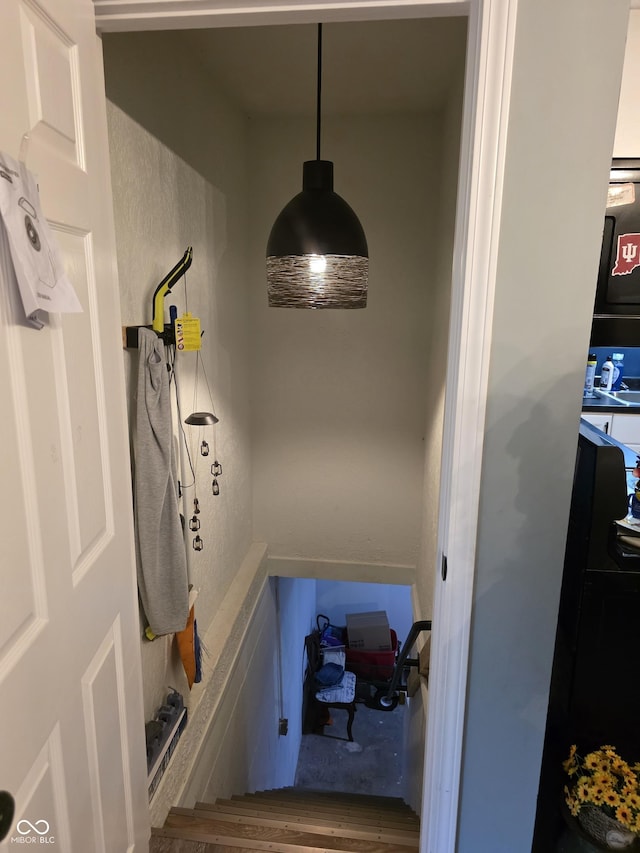 6305 W Hickory Hill Dr, North Vernon, IN 47265 - mudroom with wood finished floors