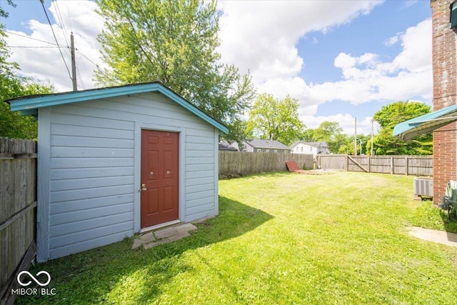 5 E Jefferson St, Maxwell, IN 46154 - view of yard with central air condition unit