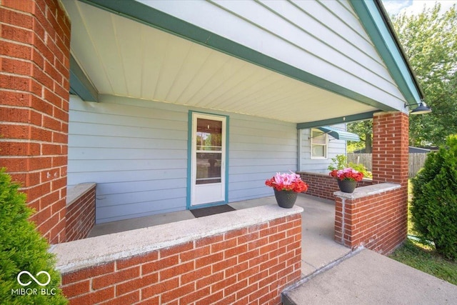 5 E Jefferson St, Maxwell, IN 46154 - view of covered porch