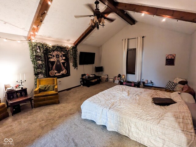 6336 N Carroll Rd, Indianapolis, IN 46235 - bedroom featuring carpet floors, a ceiling fan, and baseboards