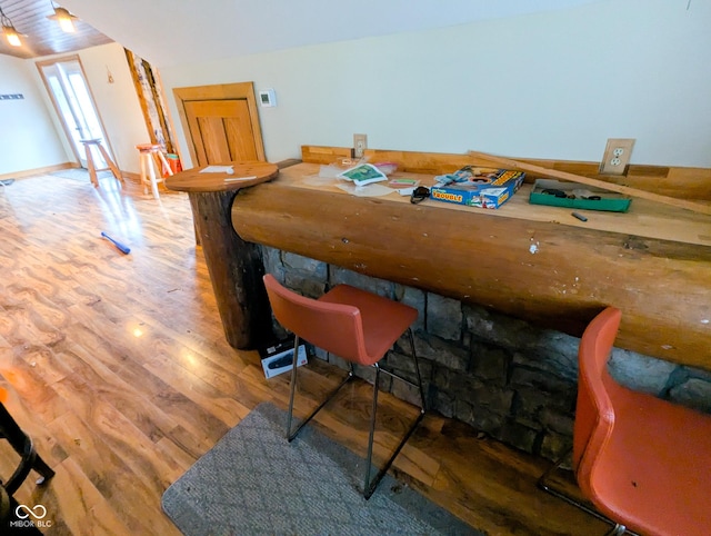 6336 N Carroll Rd, Indianapolis, IN 46235 - bar area with wood finished floors