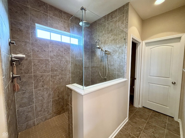 11700 Harvest Moon Dr, Noblesville, IN 46060 - full bath featuring a walk in shower and tile patterned floors