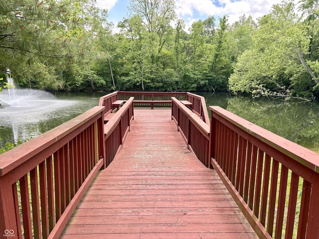 11700 Harvest Moon Dr, Noblesville, IN 46060 - dock area with a water view