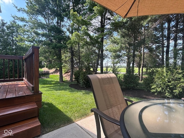11700 Harvest Moon Dr, Noblesville, IN 46060 - view of grassy yard featuring view of wooded area