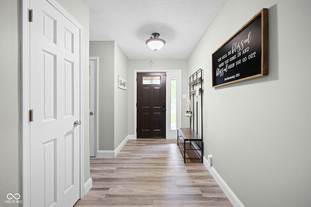 213 Terre Vista Dr, Terre Haute, IN 47803 - entryway featuring light wood finished floors and baseboards