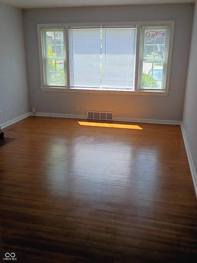 1008 E 61st St, Indianapolis, IN 46220 - empty room featuring plenty of natural light, baseboards, and wood finished floors