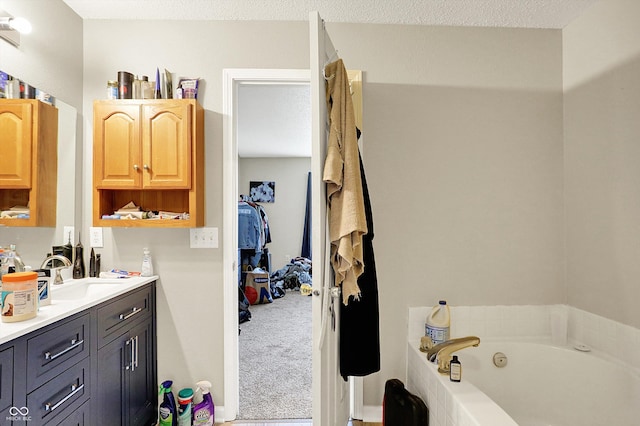 15264 Ten Point Dr, Noblesville, IN 46060 - bathroom featuring vanity and a whirlpool tub