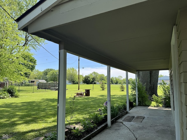 409 Parkway St, Whiteland, IN 46184 - view of unfurnished sunroom