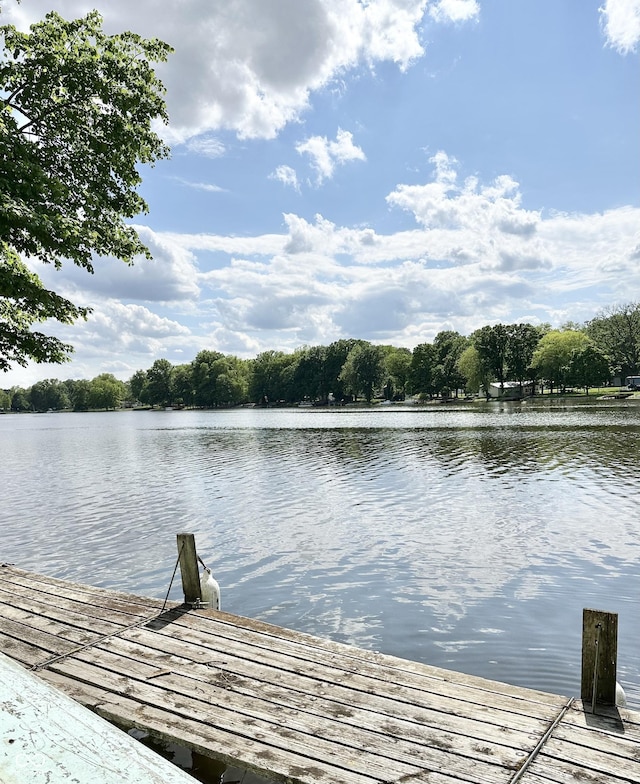 3594 Roland Dr, Kingman, IN 47952 - dock featuring a water view
