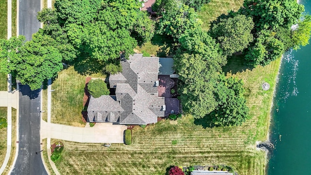 1344 S Fox Paw Dr, New Palestine, IN 46163 - drone / aerial view of a large body of water