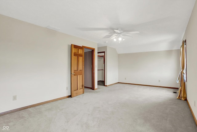 1344 S Fox Paw Dr, New Palestine, IN 46163 - unfurnished room featuring a ceiling fan and light carpet